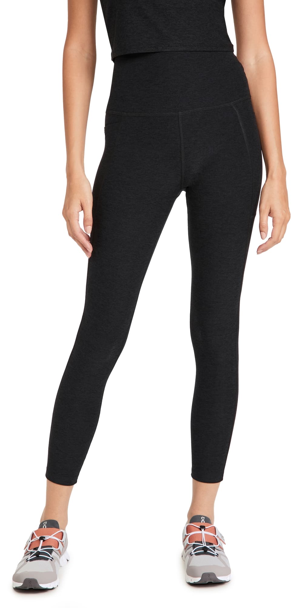 Beyond Yoga Spacedye Out Of Pocket High Waisted Midi 7/8 Leggings Darkest Night