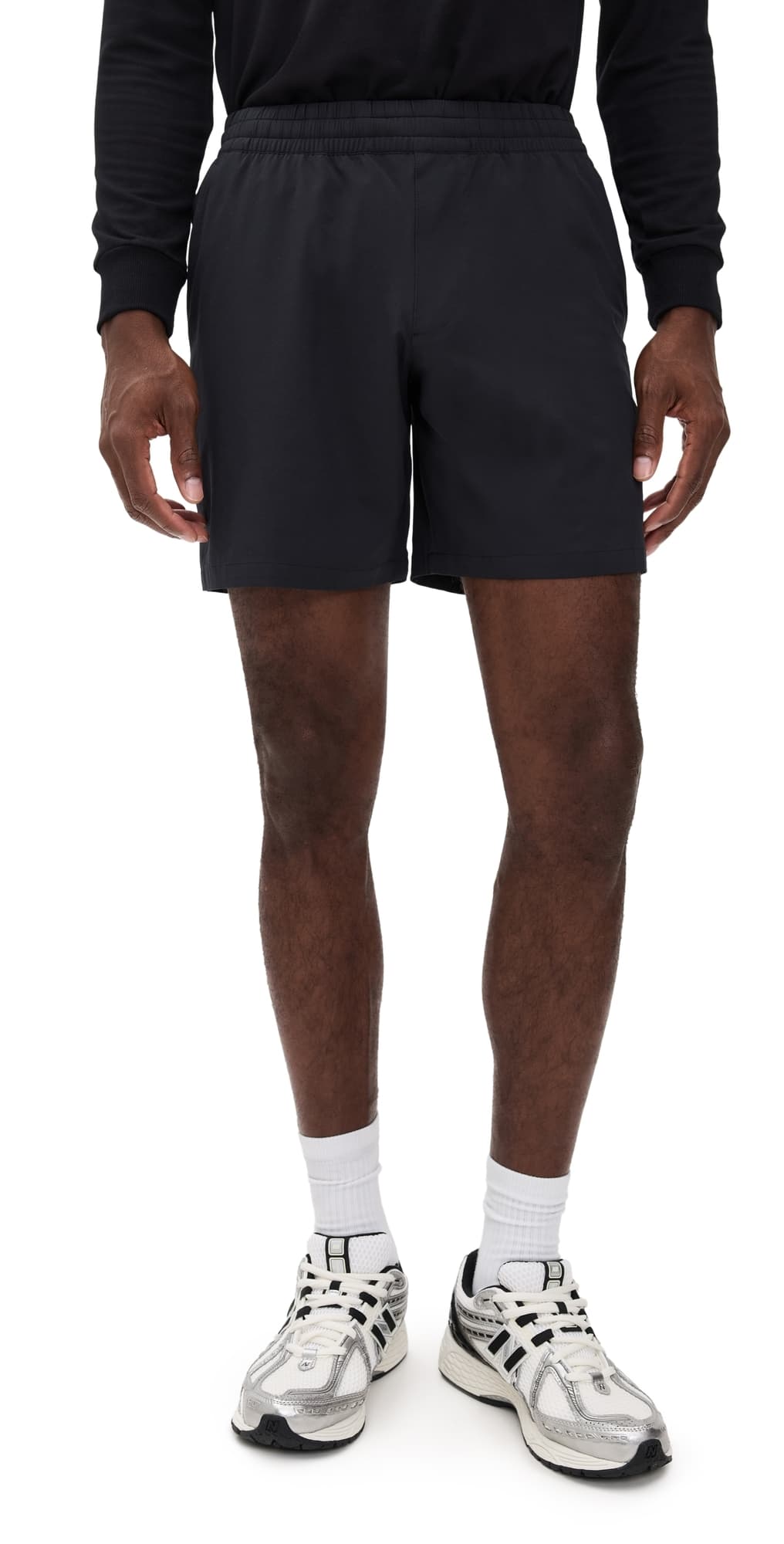 Beyond Yoga Pivotal 2.0 Performance Unlined Shorts 7 Black