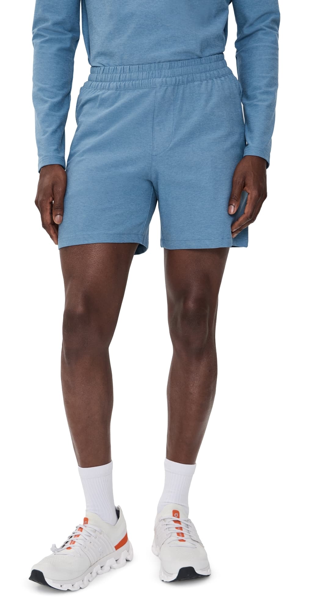 Beyond Yoga Spacedye Unlimited Shorts Harbor Blue Heather