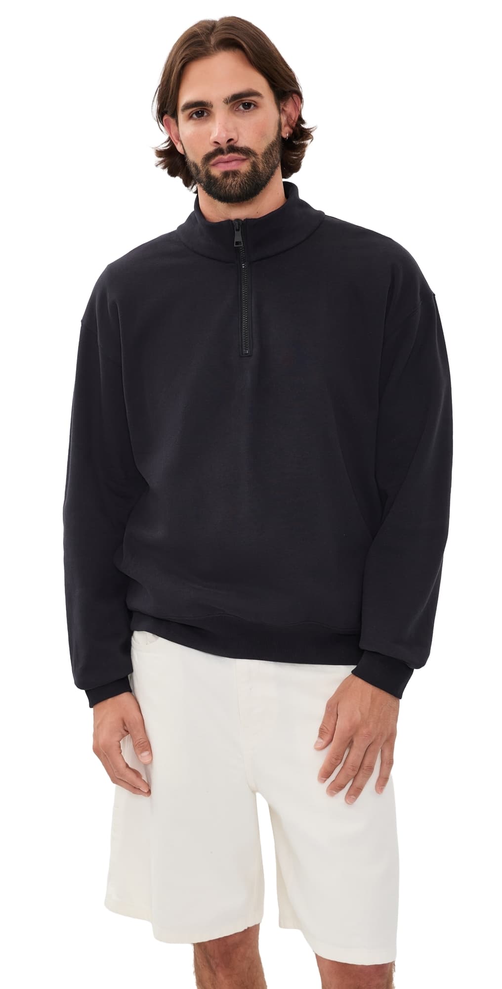 Beyond Yoga Luxefleece Half Zip Pullover Black