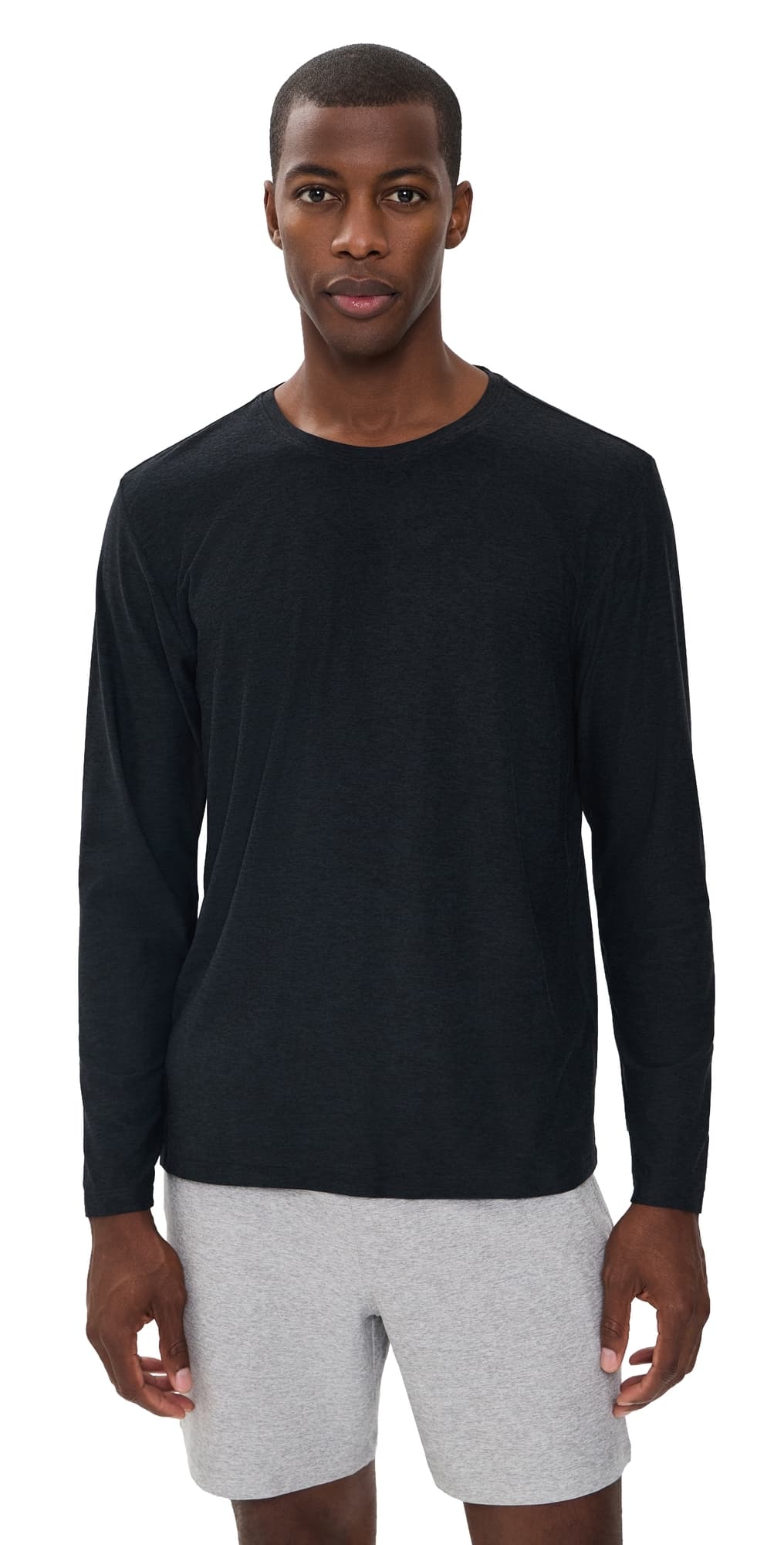 Beyond Yoga Always Beyond Long Sleeve Crew 2.0 Darkest Night