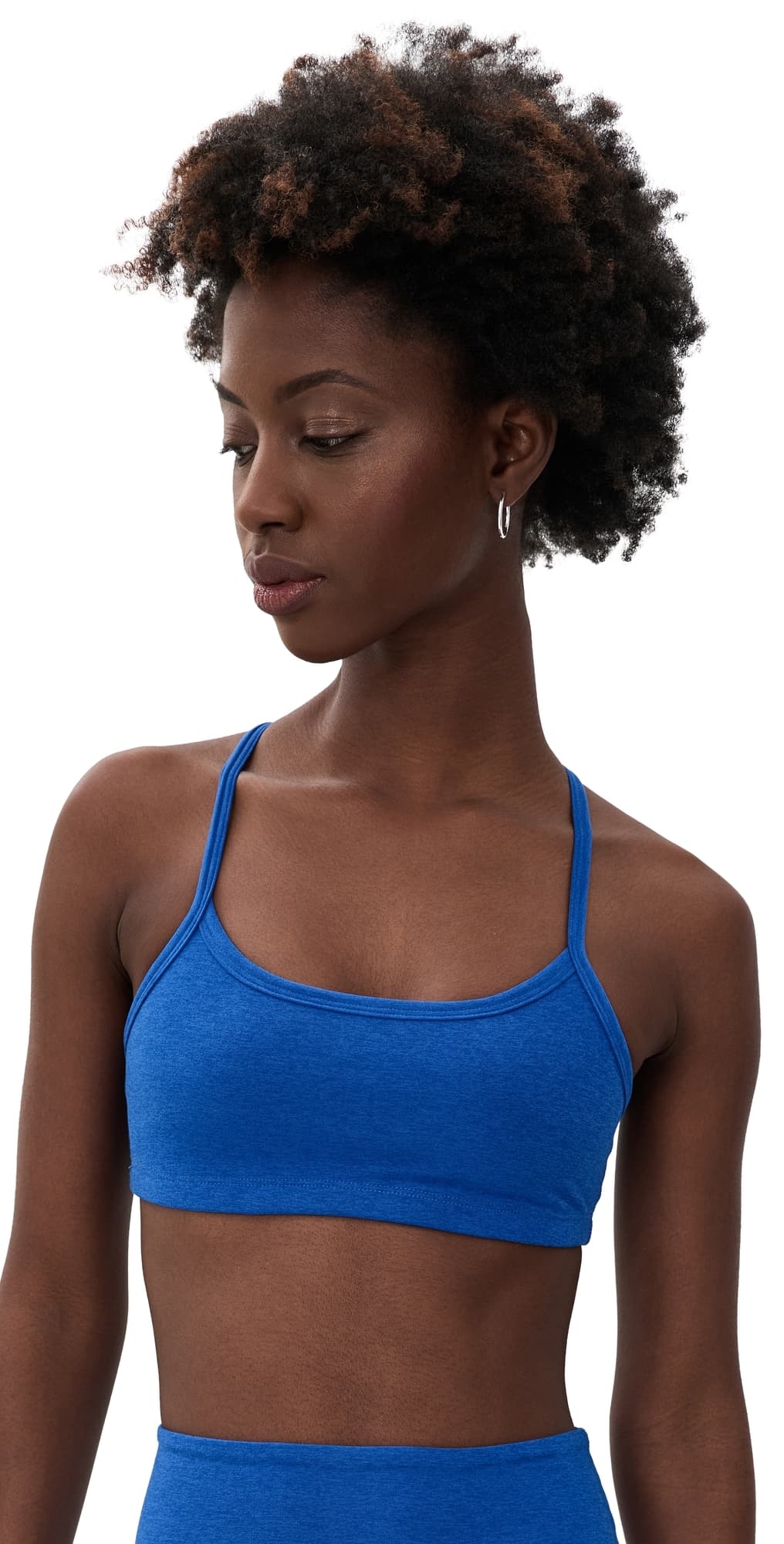 Beyond Yoga Spacedye Slim Racerback Bra Ultra Blue Heather