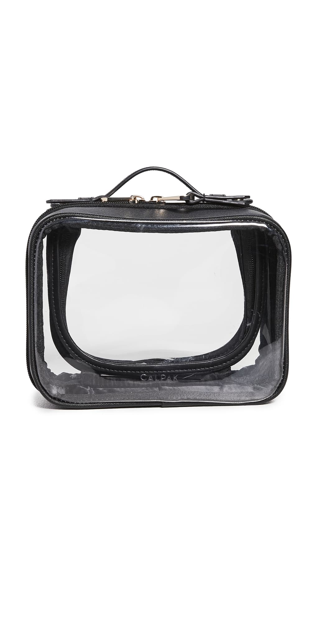 CALPAK Mini Clear Cosmetic Case Black