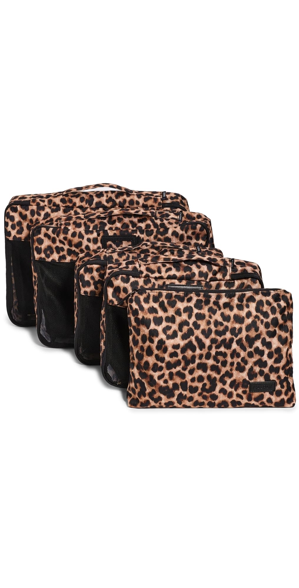 CALPAK 5 Piece Packing Cube Set Leopard