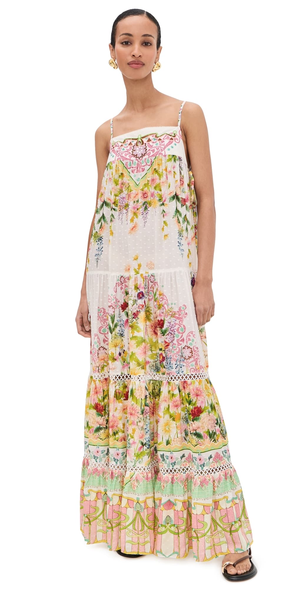 Camilla Long Tiered Dress with Bow Ties The Call Of Catalonia