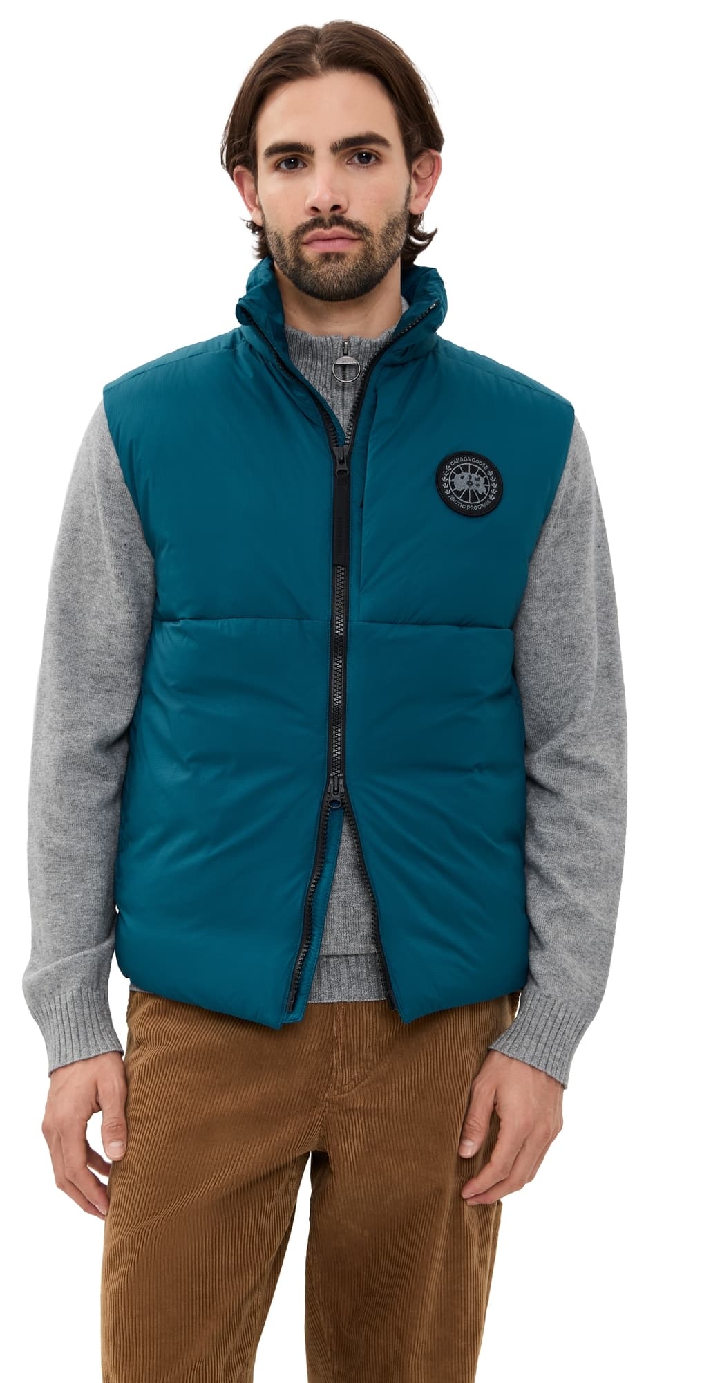 Canada Goose Lodge Black Disc Vest Guard Blue