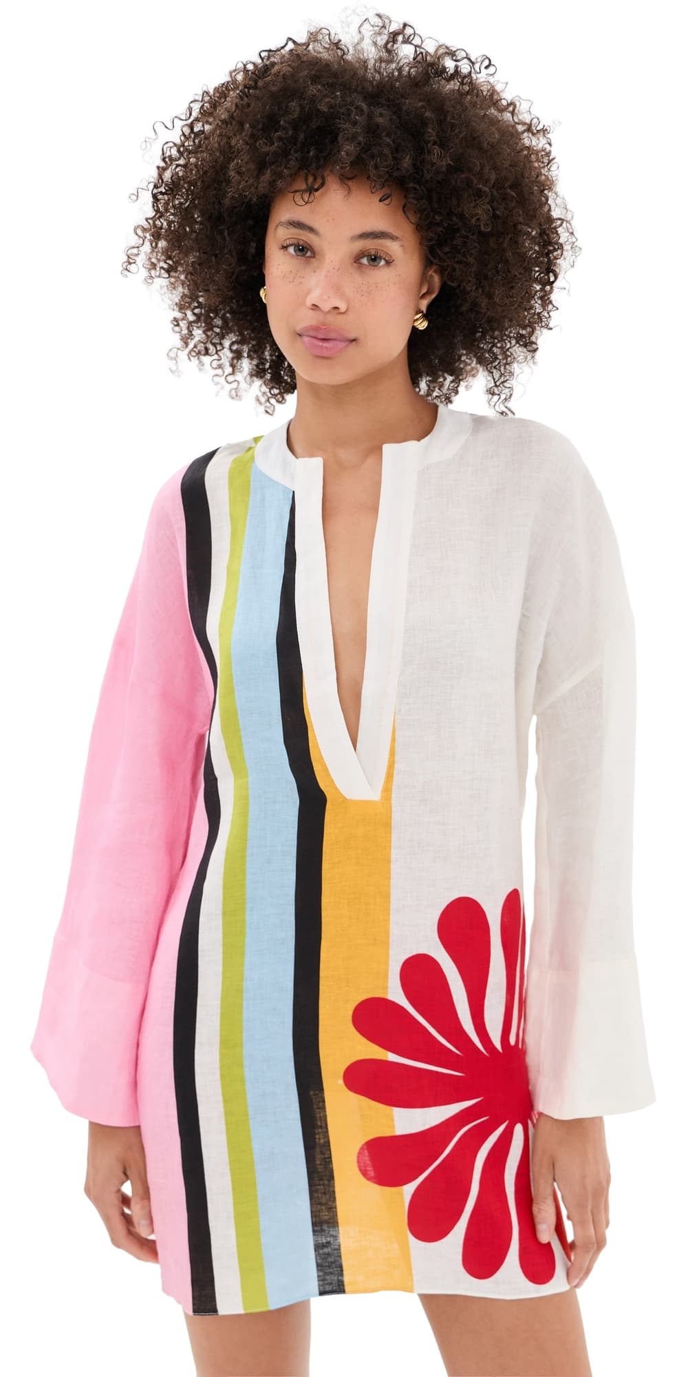 Cala de la Cruz Siena Linen Coverup Dress Vacanze