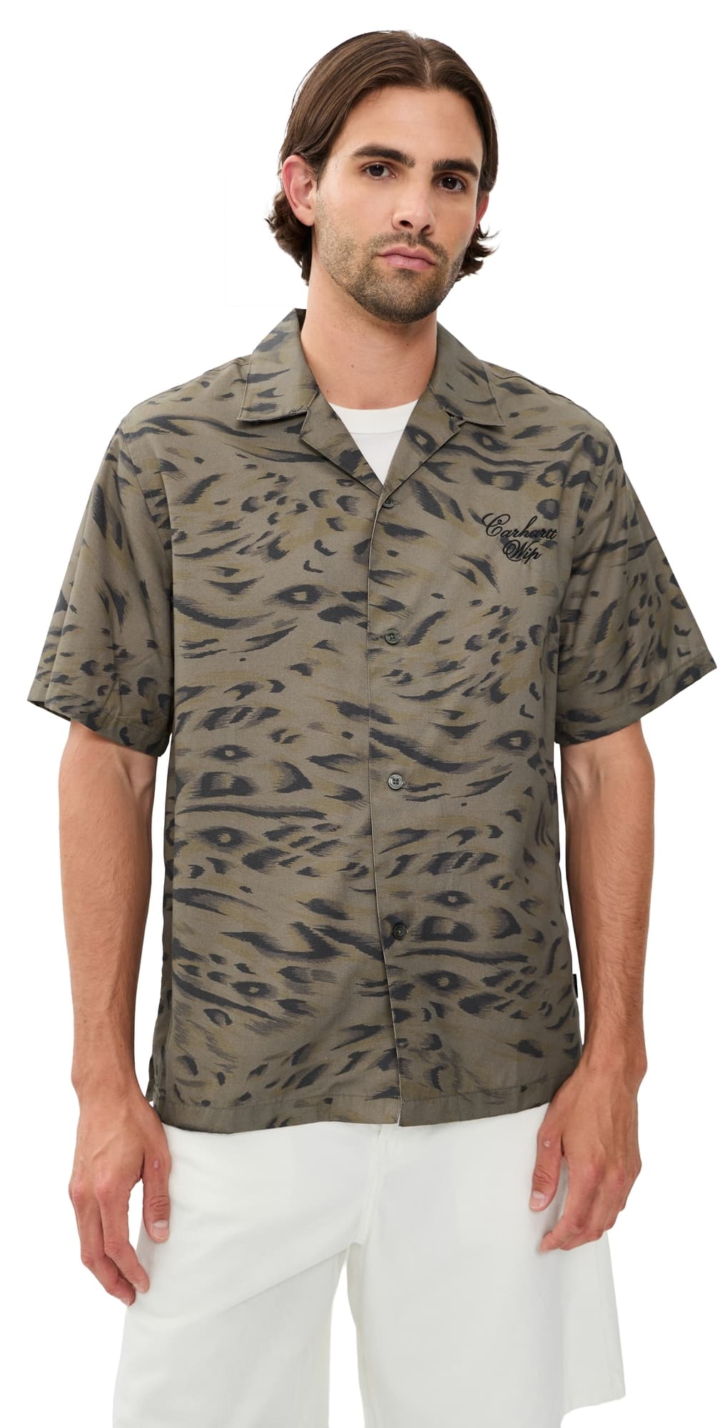 Carhartt WIP Travon Shirt Duck Feather Print