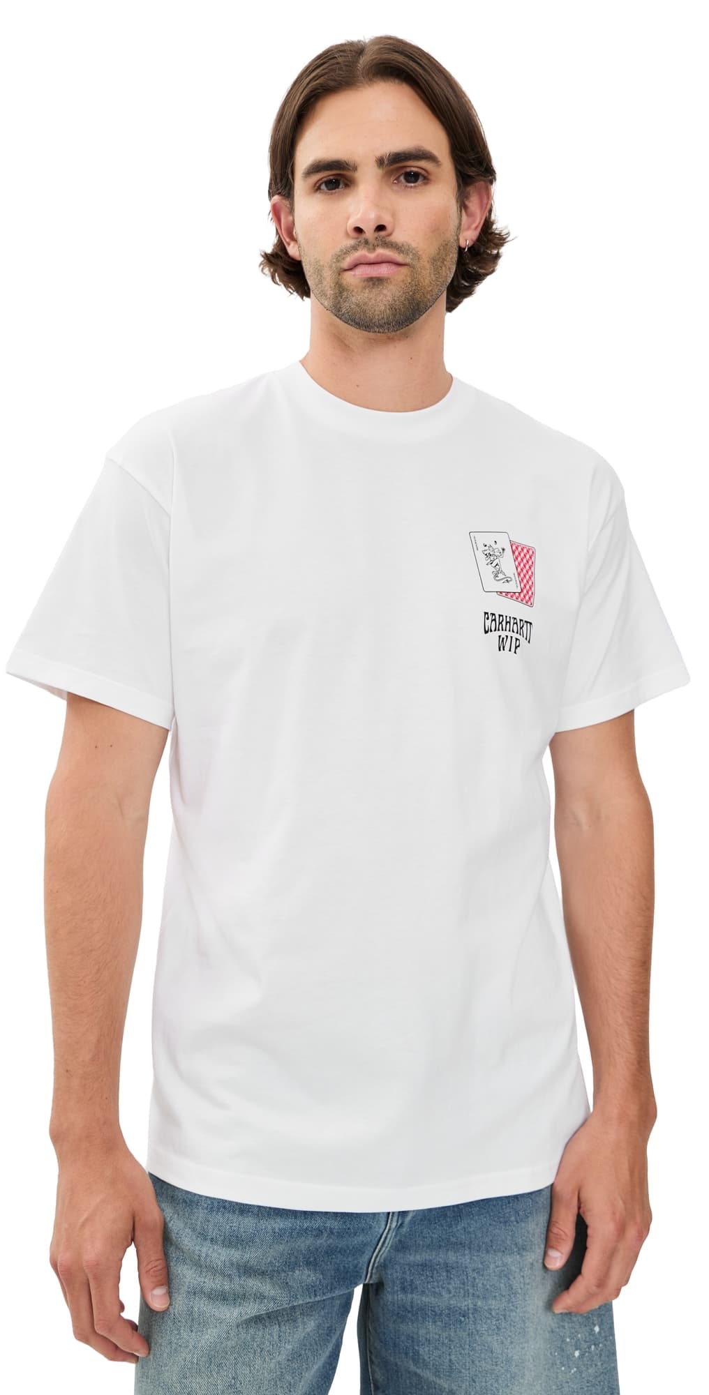 Carhartt WIP Playing Cards Graphic T-Shirt White