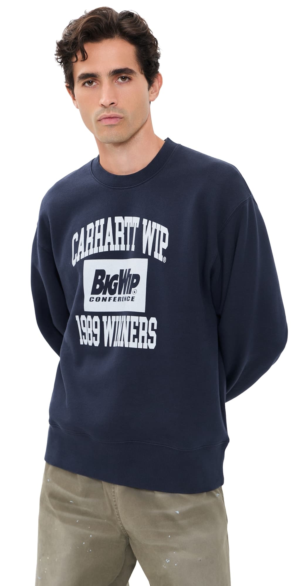 Carhartt WIP 1989 Winners Sweatshirt Dark Navy (Heavy Stone Wash)