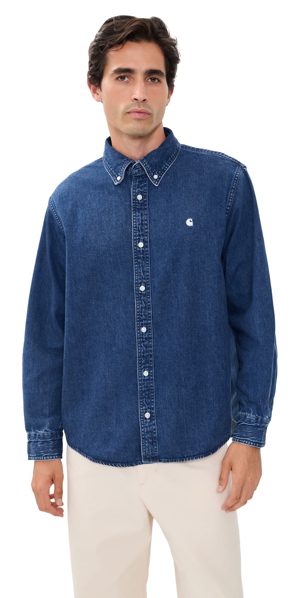 Carhartt WIP Lucas Denim Shirt Blue (Stone Washed)