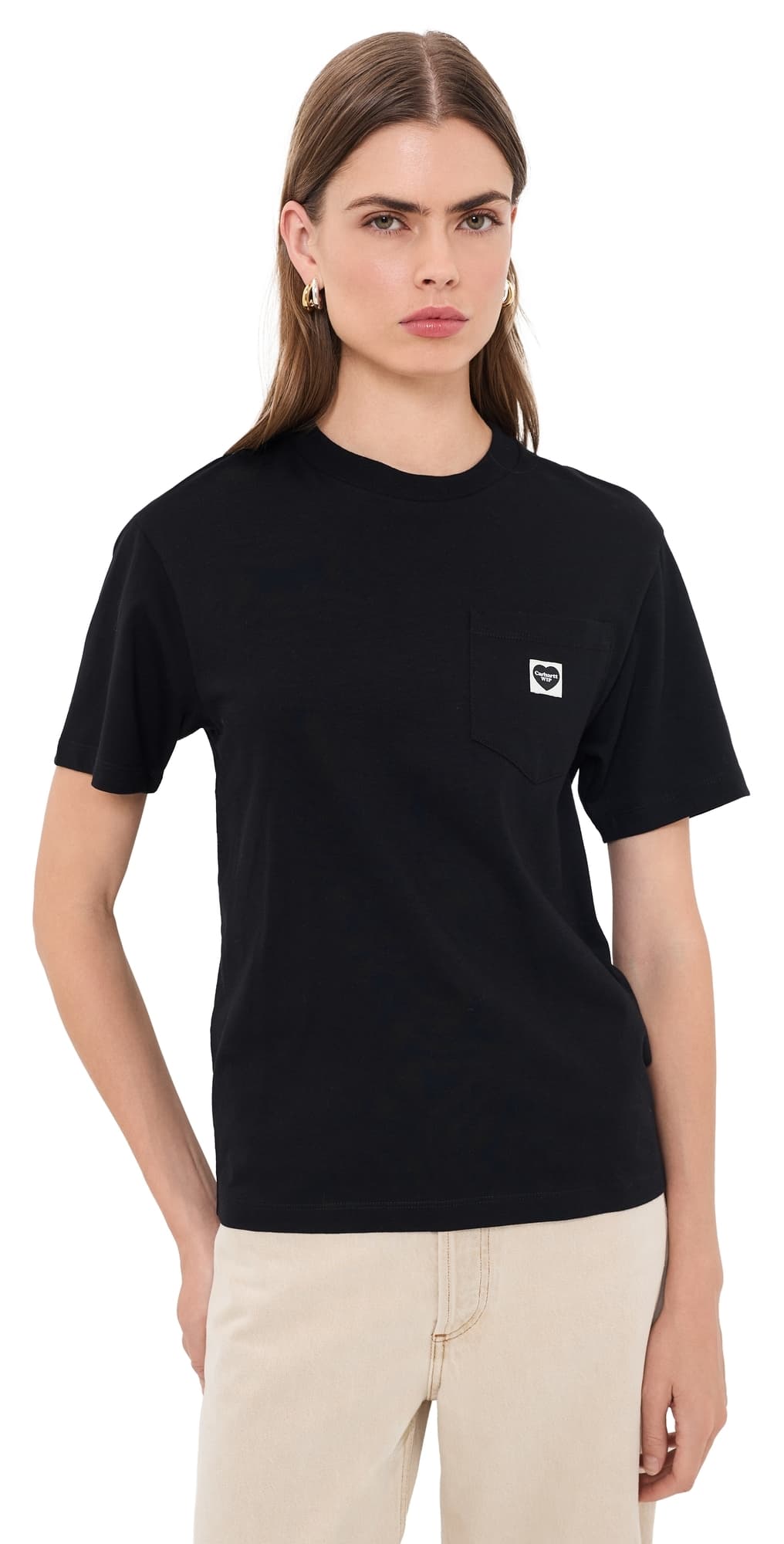 Carhartt WIP Small Pocket Heart T-Shirt Black/Black