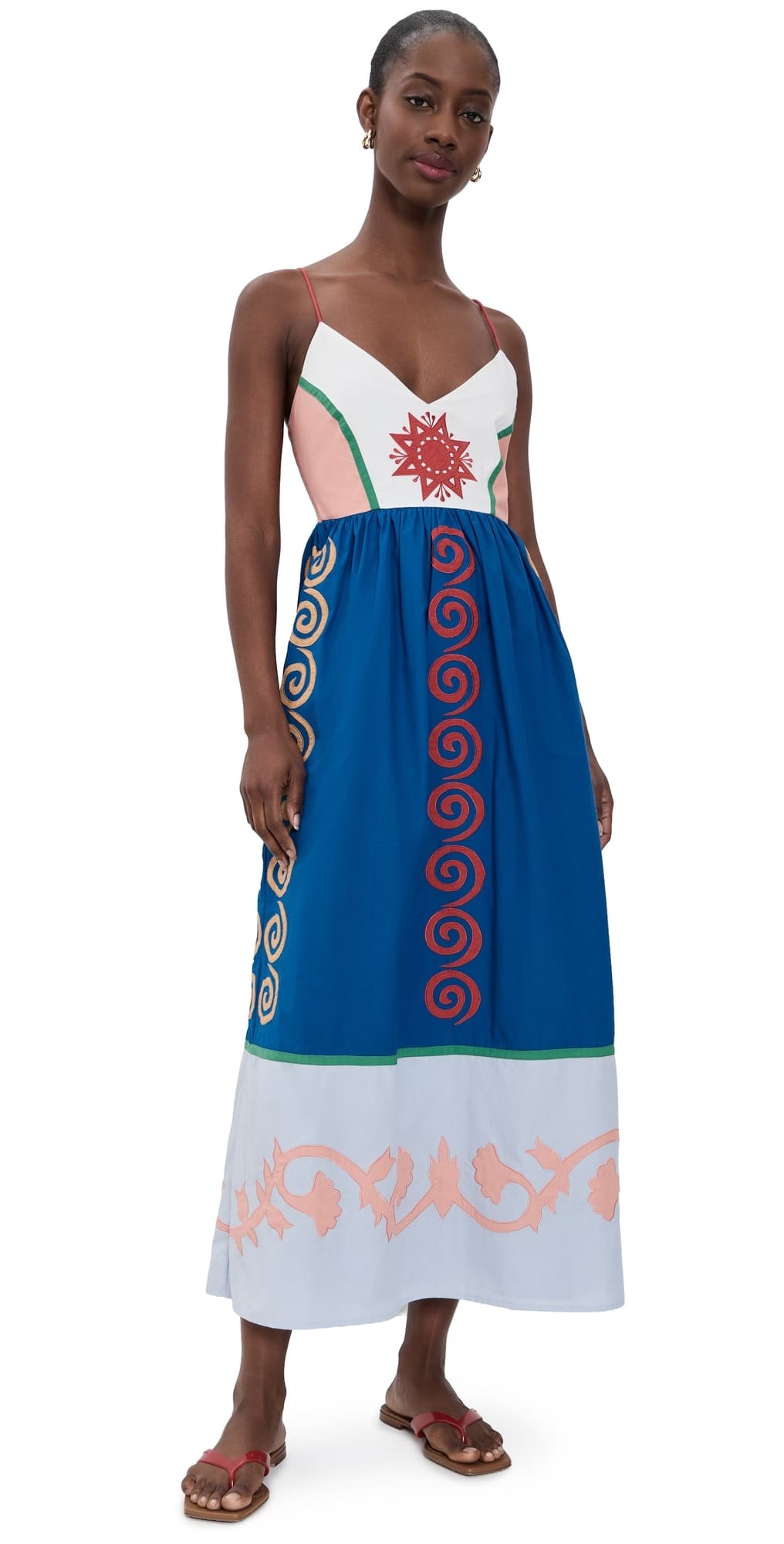 Carolina K Amelia Maxi Dress Blue