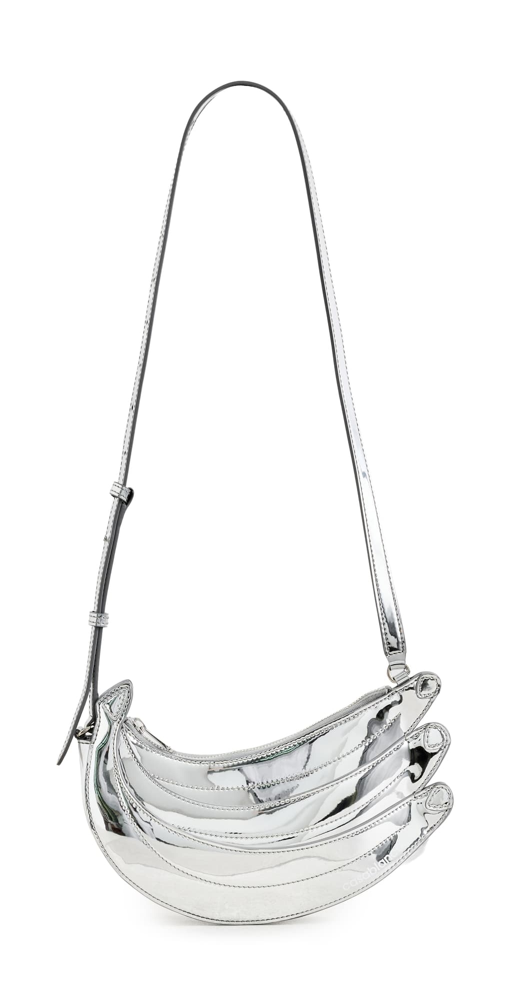 Casablanca Banana Shoulder Bag Silver · One Size