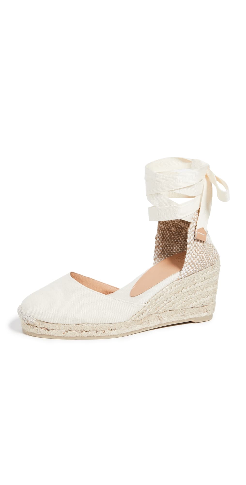 Castañer Carina Wedge Espadrilles Ivory