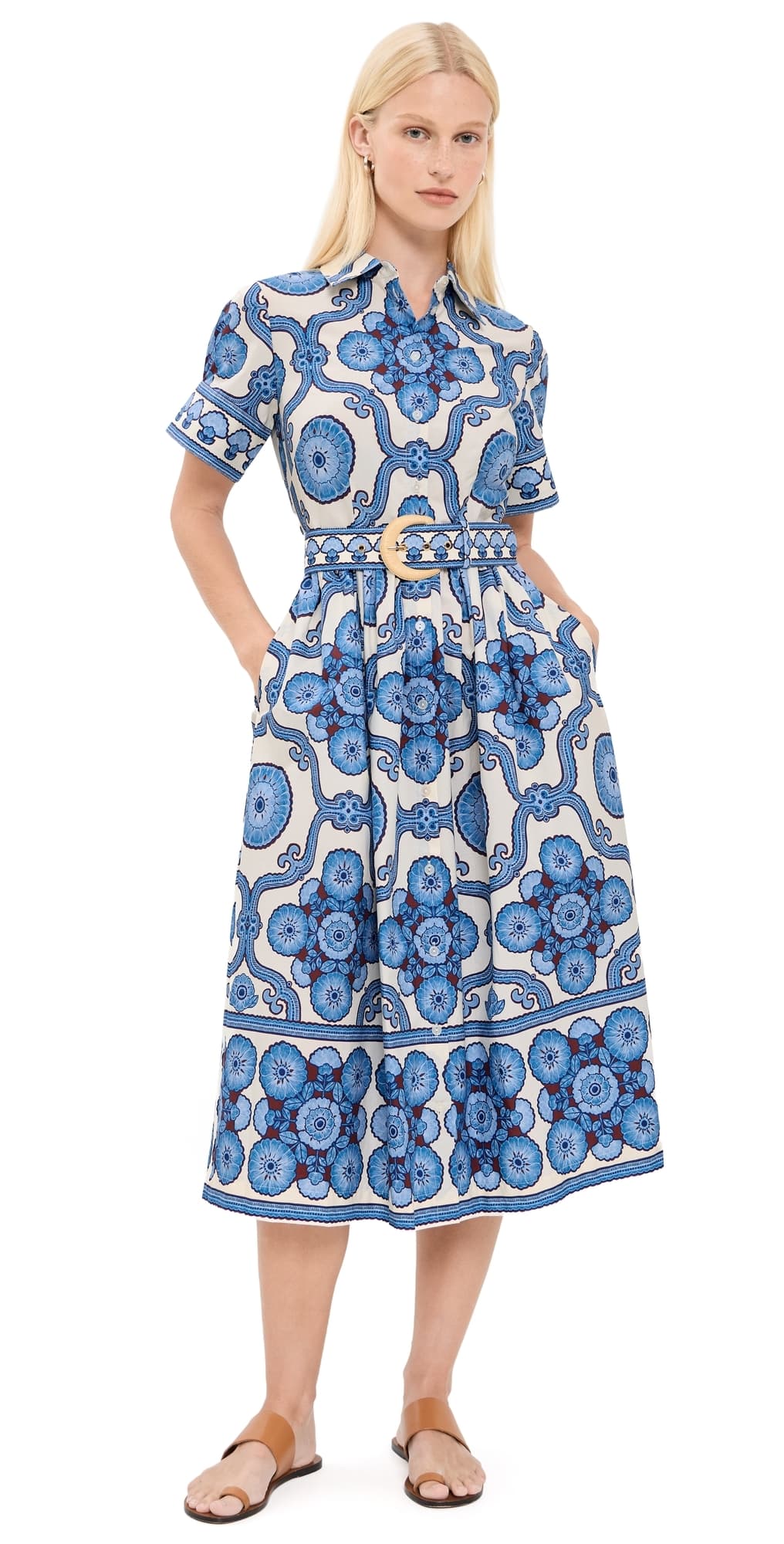 Cara Cara Malena Dress Mod Floral Blue