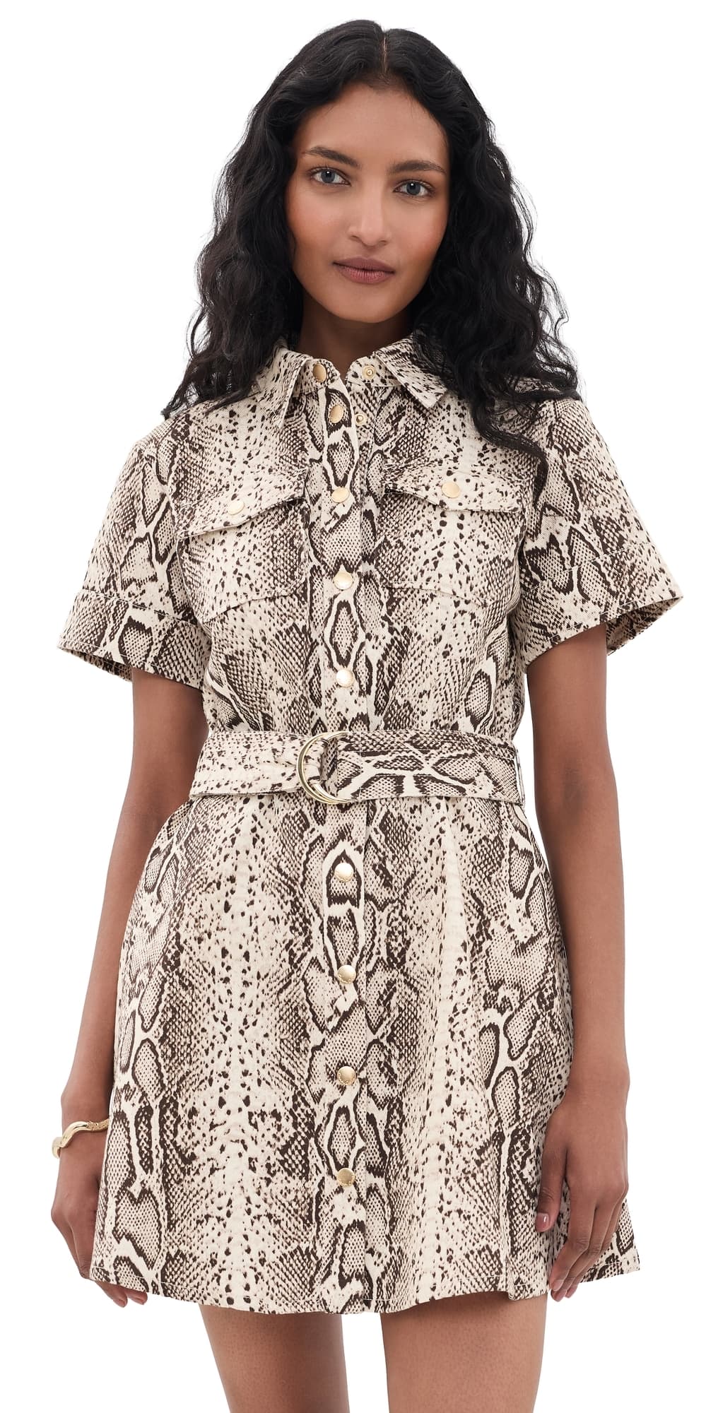 Cara Cara Walter Dress Classic Snake Grey