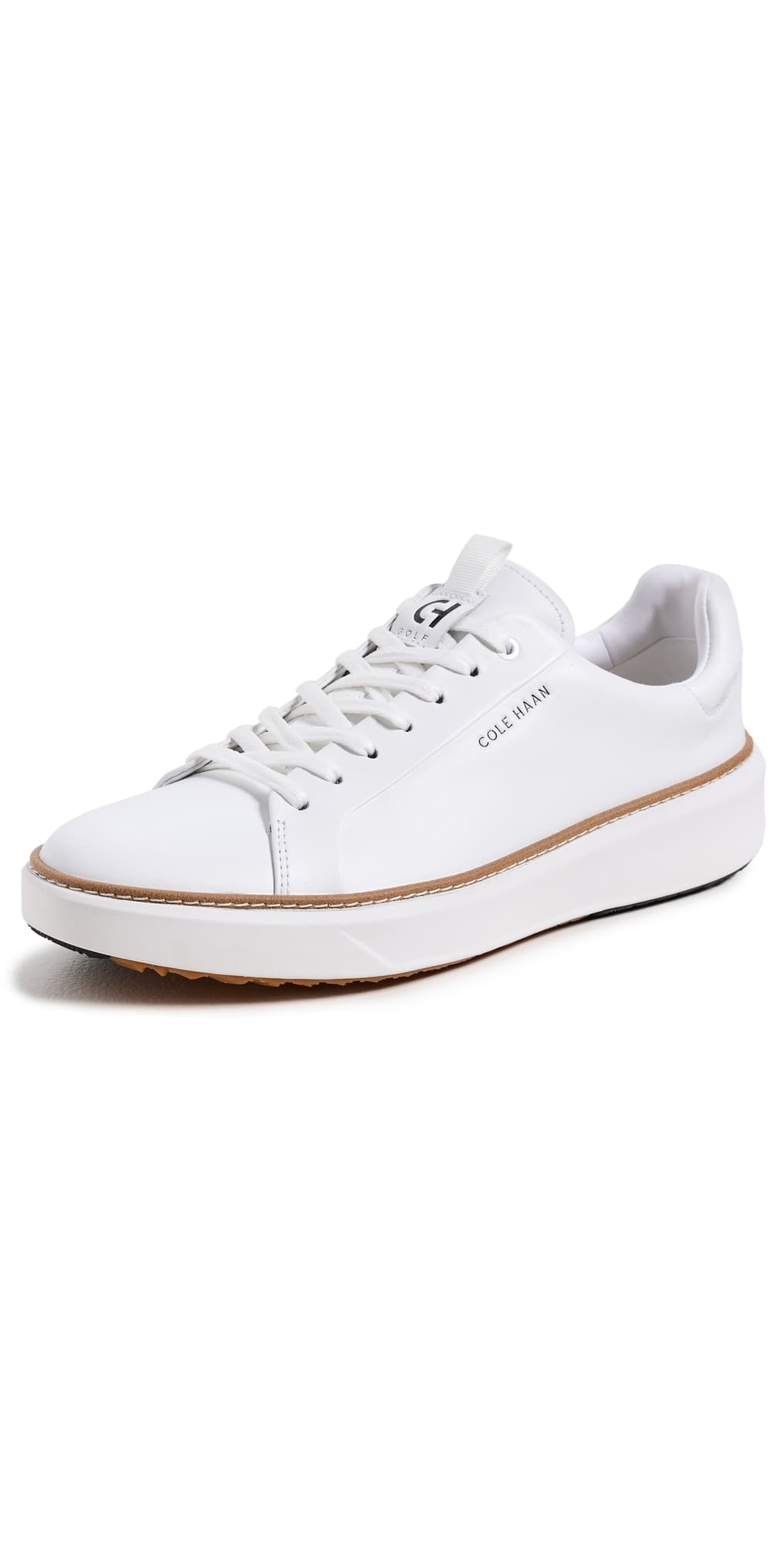 Cole Haan Grandpro Topspin Golf Shoes White/Natural