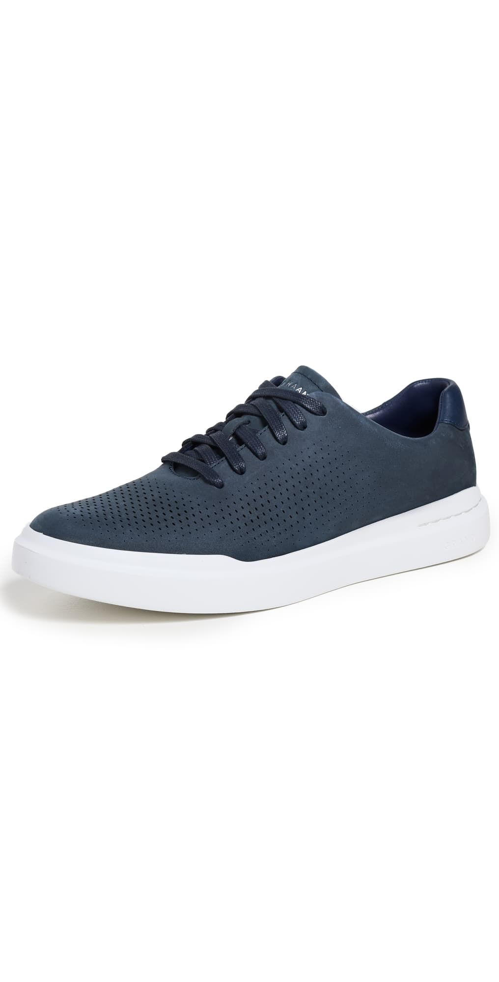 Cole Haan Grandpro Rally Laser Cut Sneakers Navy Ink Nubuck