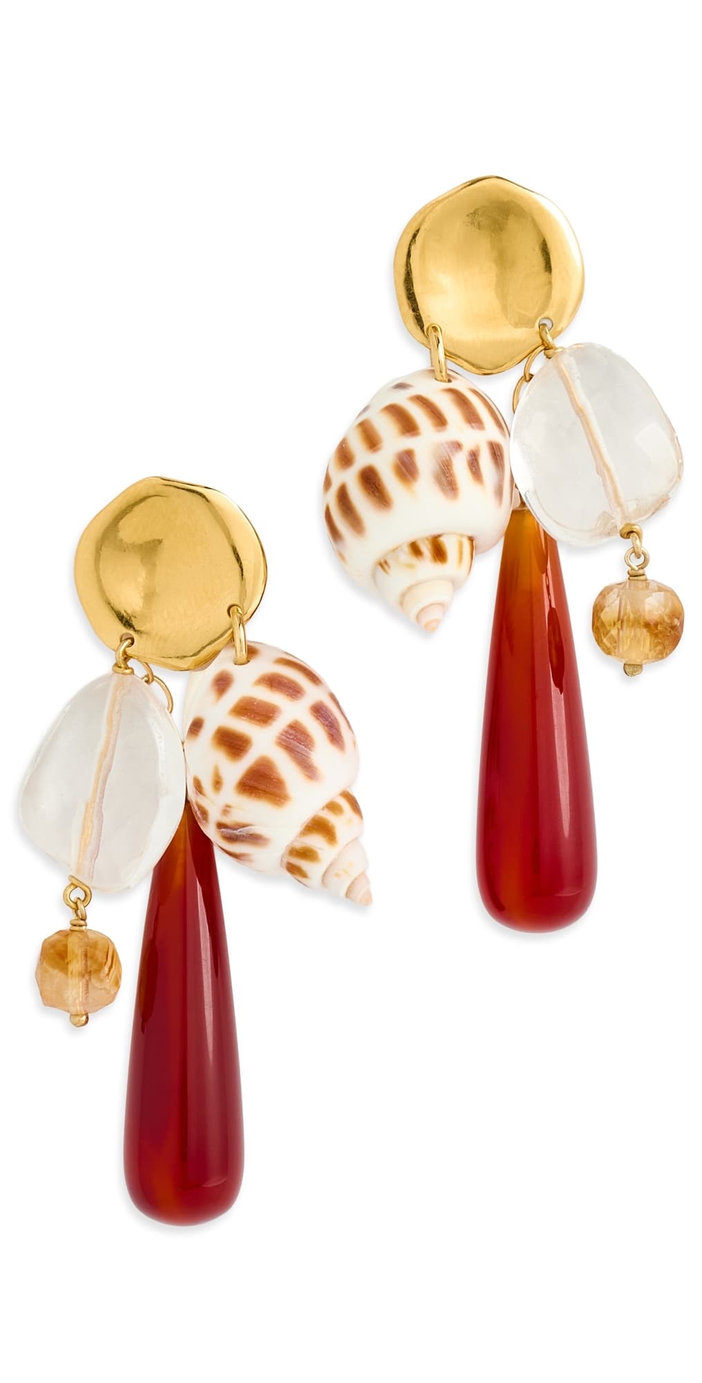 Chan Luu Shore Charm Earrings Sunset · One Size