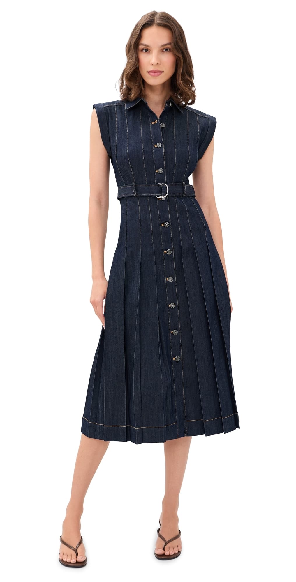 Cinq à Sept Karter Denim Dress Indigo