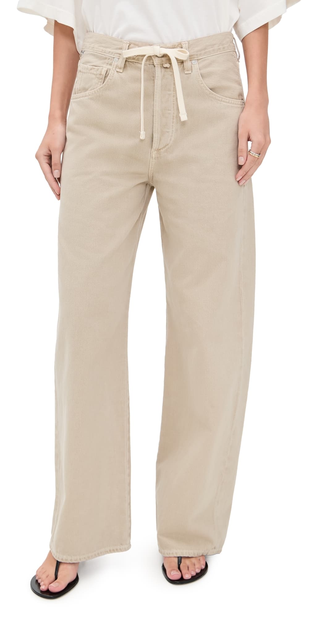 Citizens of Humanity Brynn Drawstring Trousers Burnished Quartz