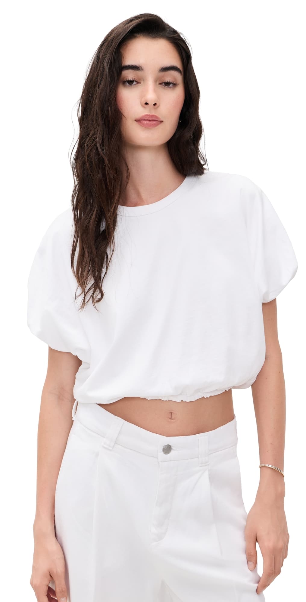 Citizens of Humanity Gia Bubble Tee Soft White · L