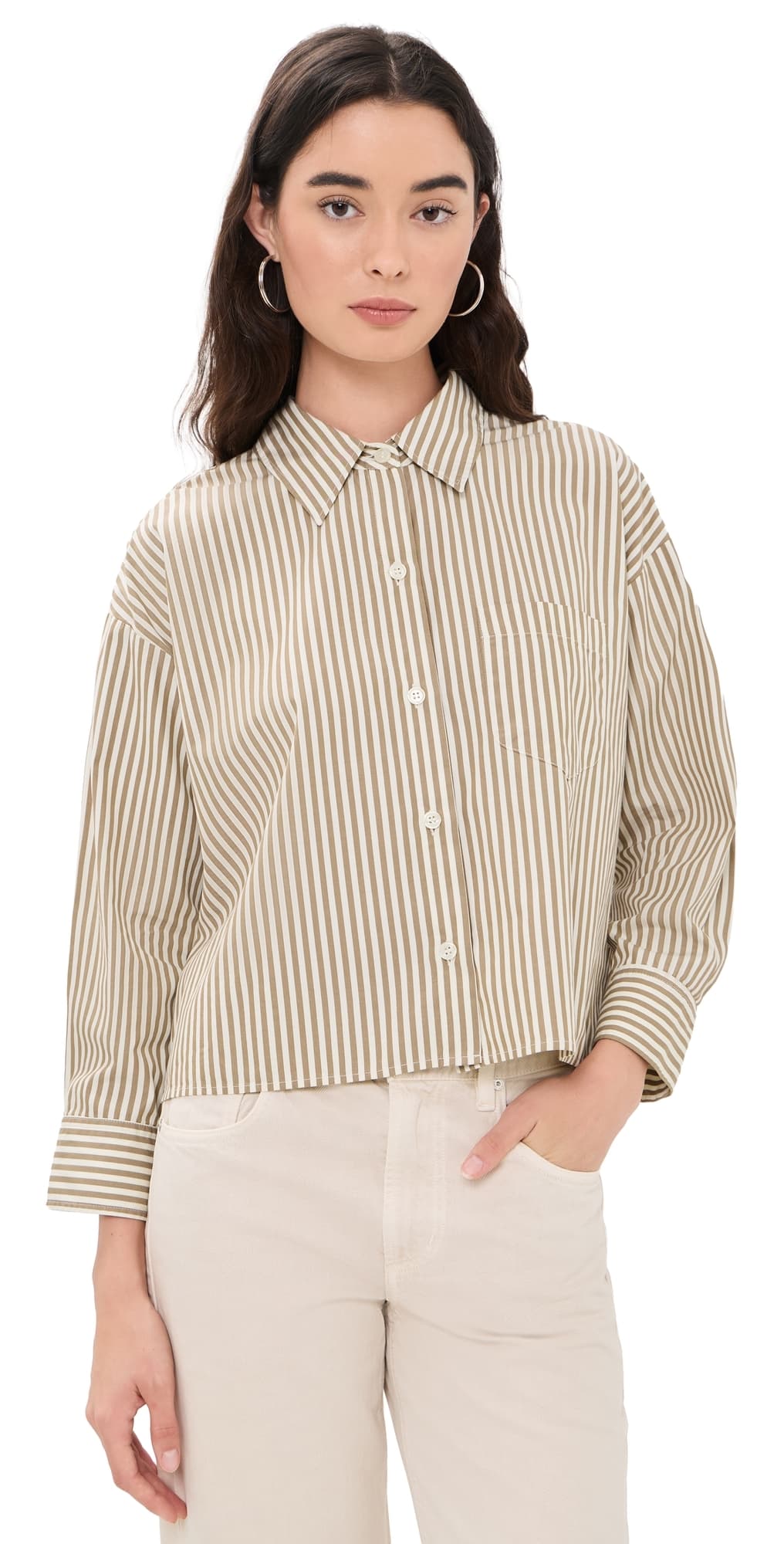 Citizens of Humanity Petit Ami Button Down Sandatlas Stripe
