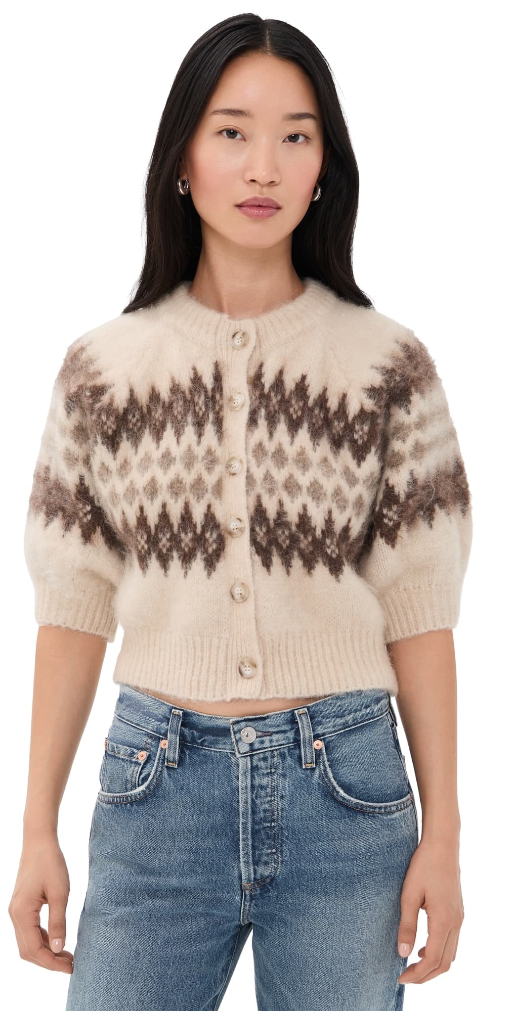 Citizens of Humanity Molly Fair Isle Cardigan Fairisle