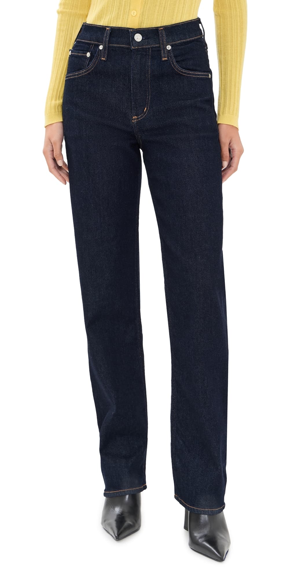 Citizens of Humanity Palma Straight Long Jeans Inky Rinse