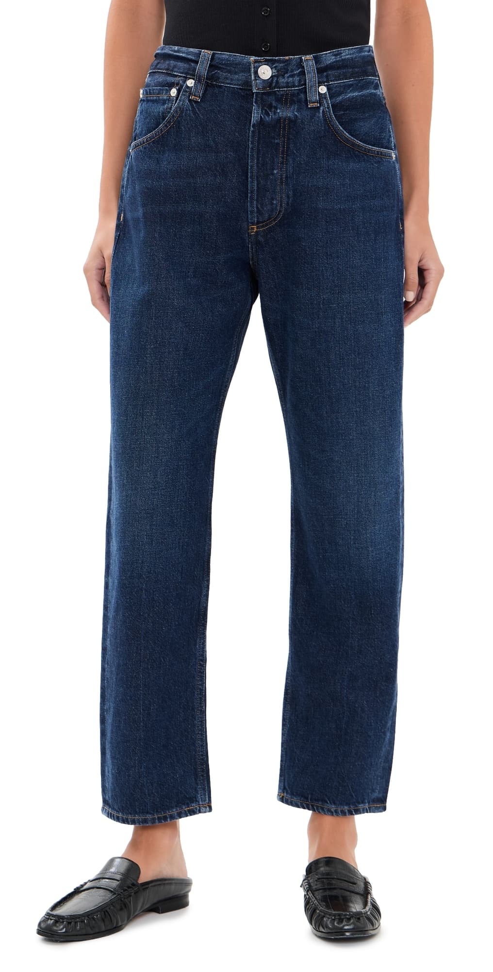 Citizens of Humanity Winslow Boyfriend Cropped Jeans Medina