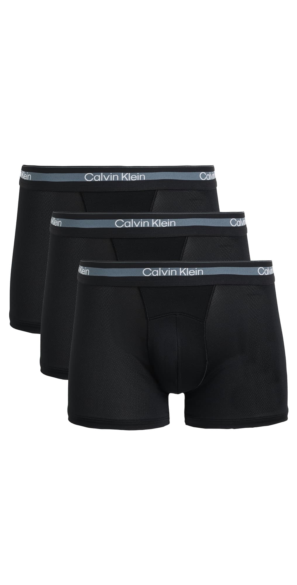Calvin Klein Underwear Icon Movement Sport Trunks 3 Pack Black