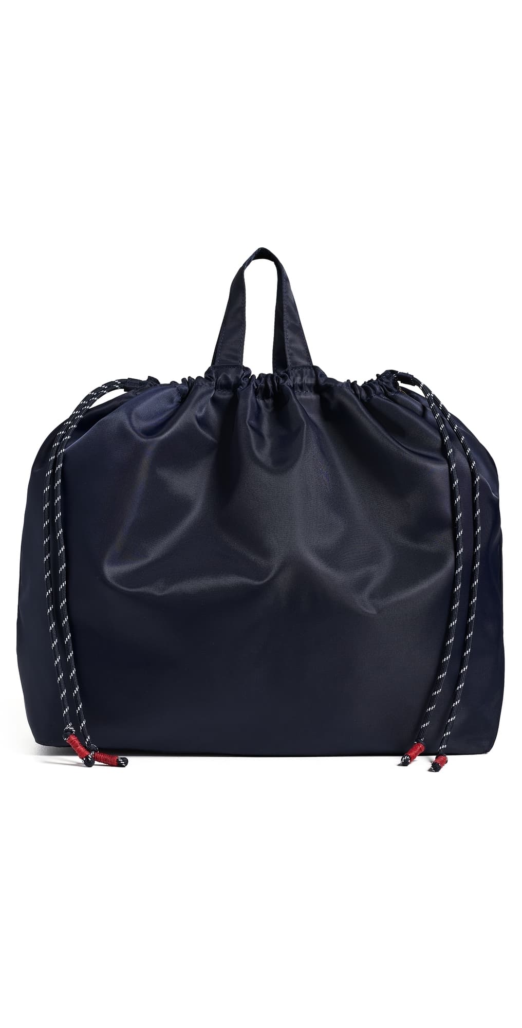 Clare V. Nylon Drawstring Tote Navy