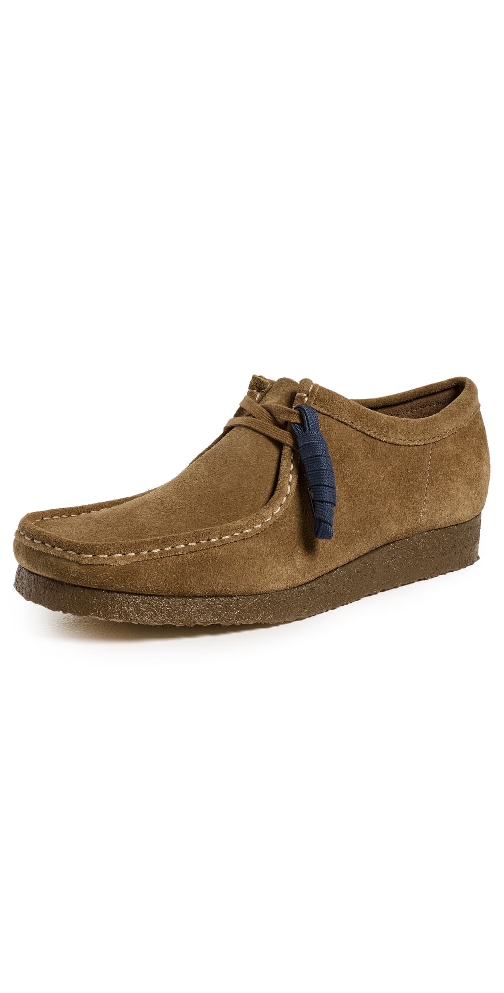 Clarks Suede Wallabee Shoes Cola Suede