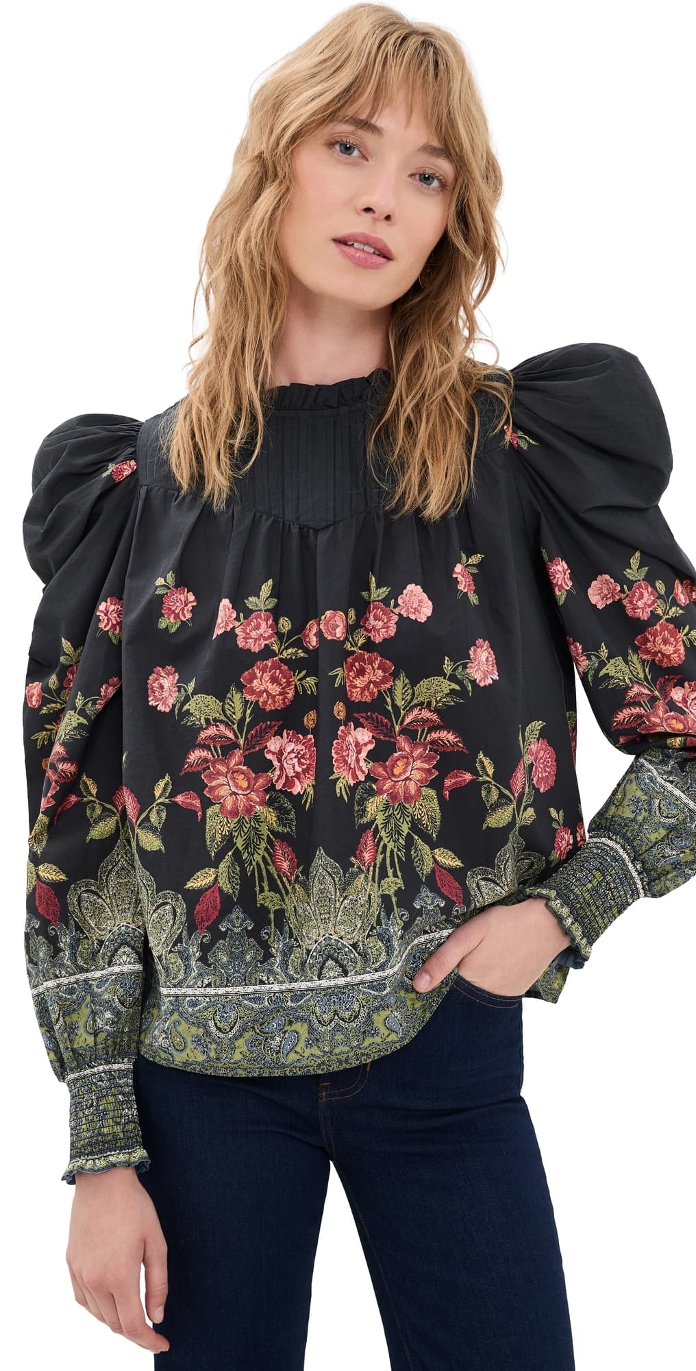 Cleobella Irina Top Eglantine Print