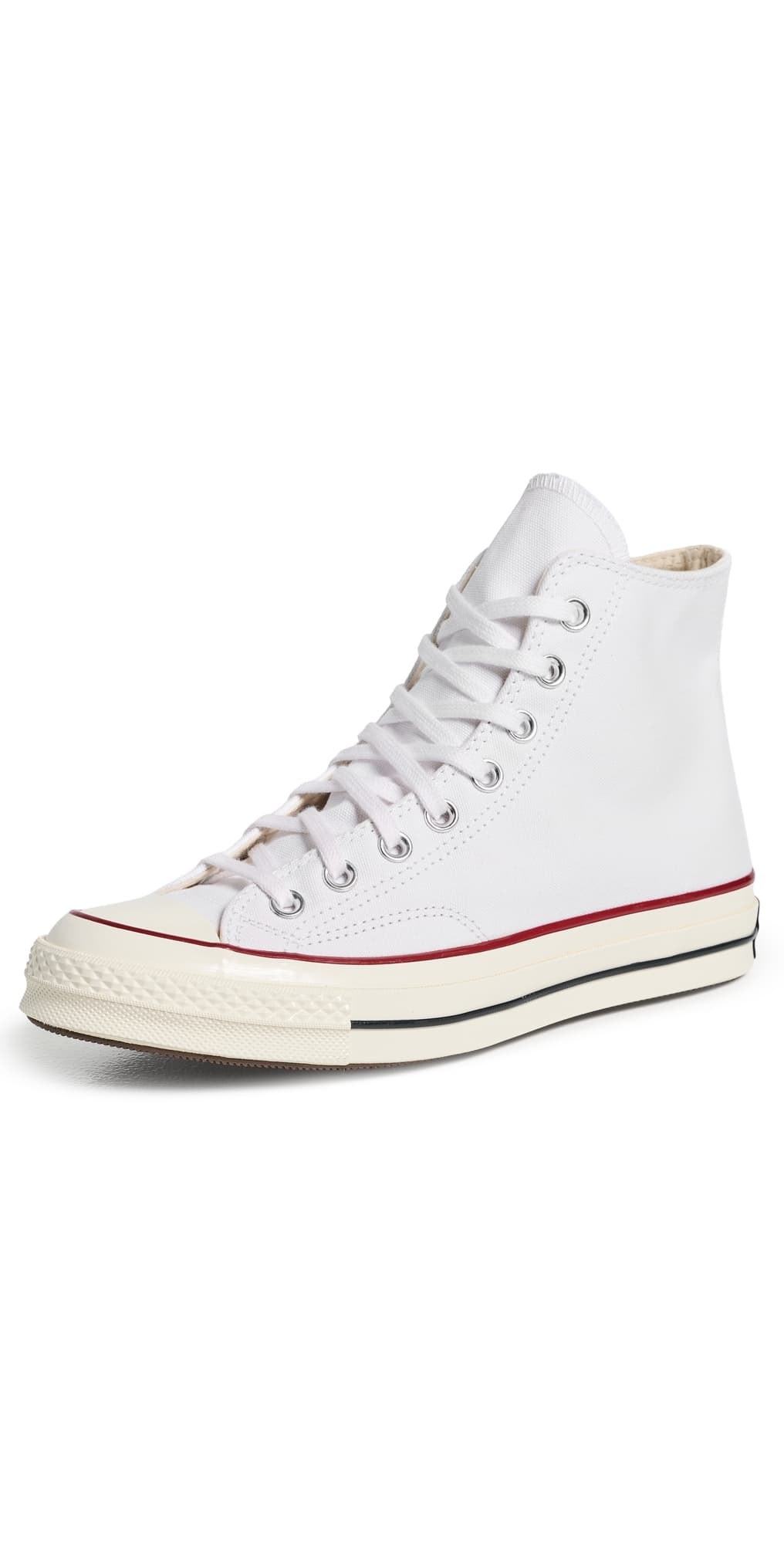 Converse Chuck Taylor 70s High Top Sneakers White/Garnet/Egret