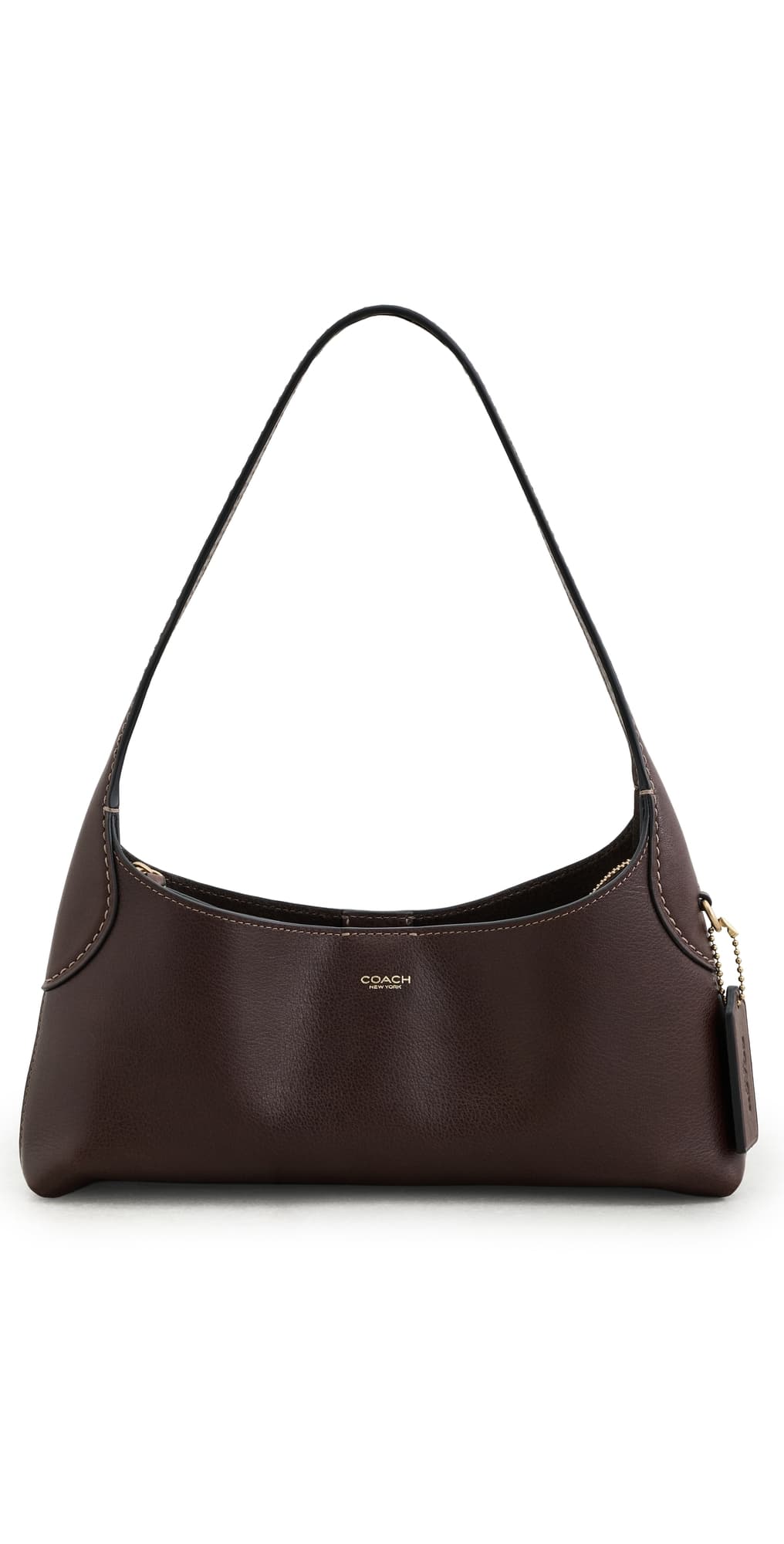 Coach Natural Grain Leather Brooklyn 26 Shoulder Bag Maple