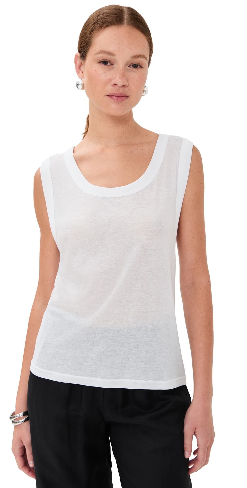CO Jersey Tank Top Ivory
