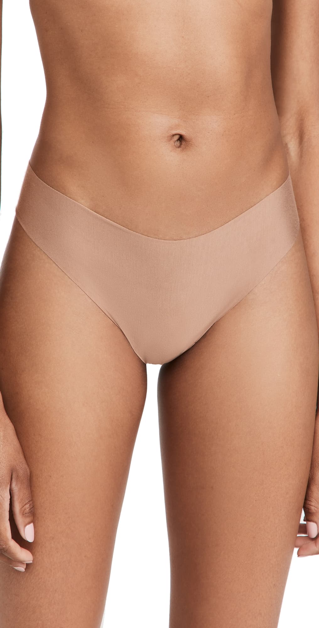 Commando Butter Mid Rise Thong Toffee