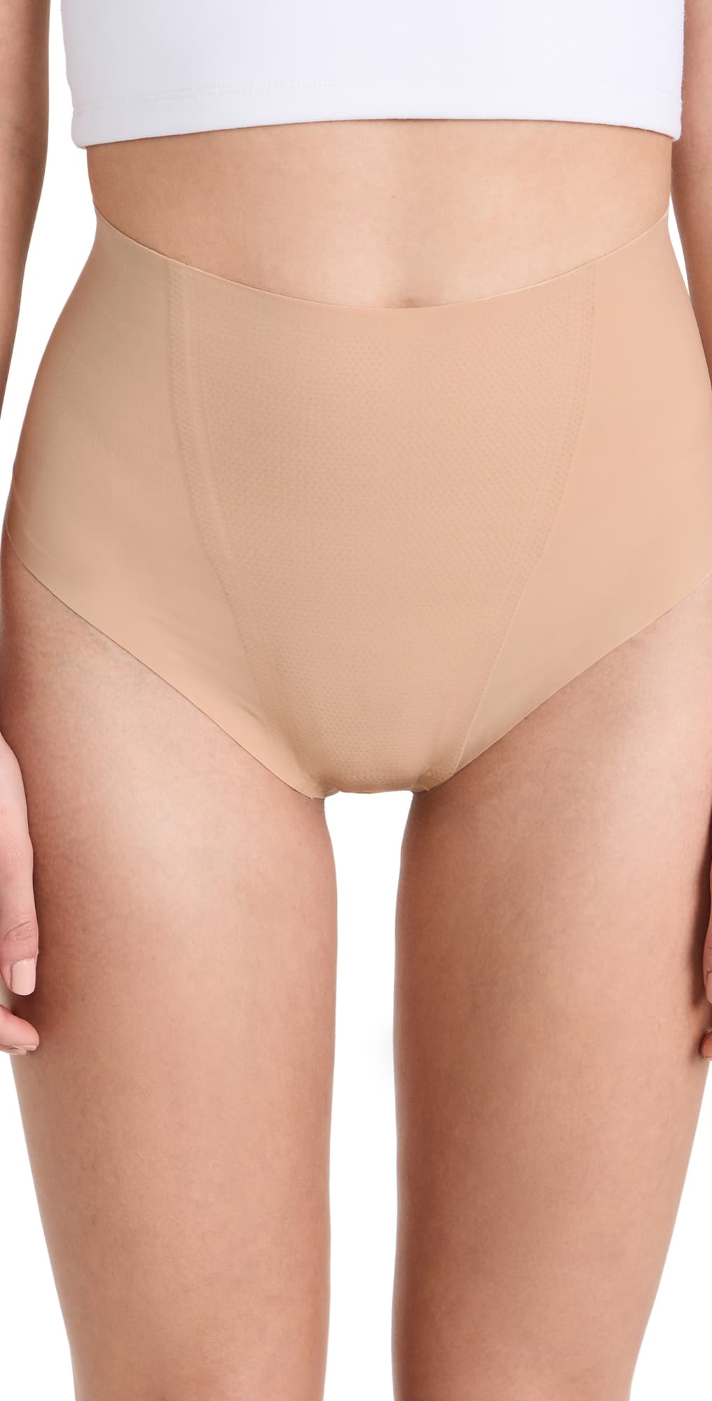 Commando Zone Smoothing Thong Beige