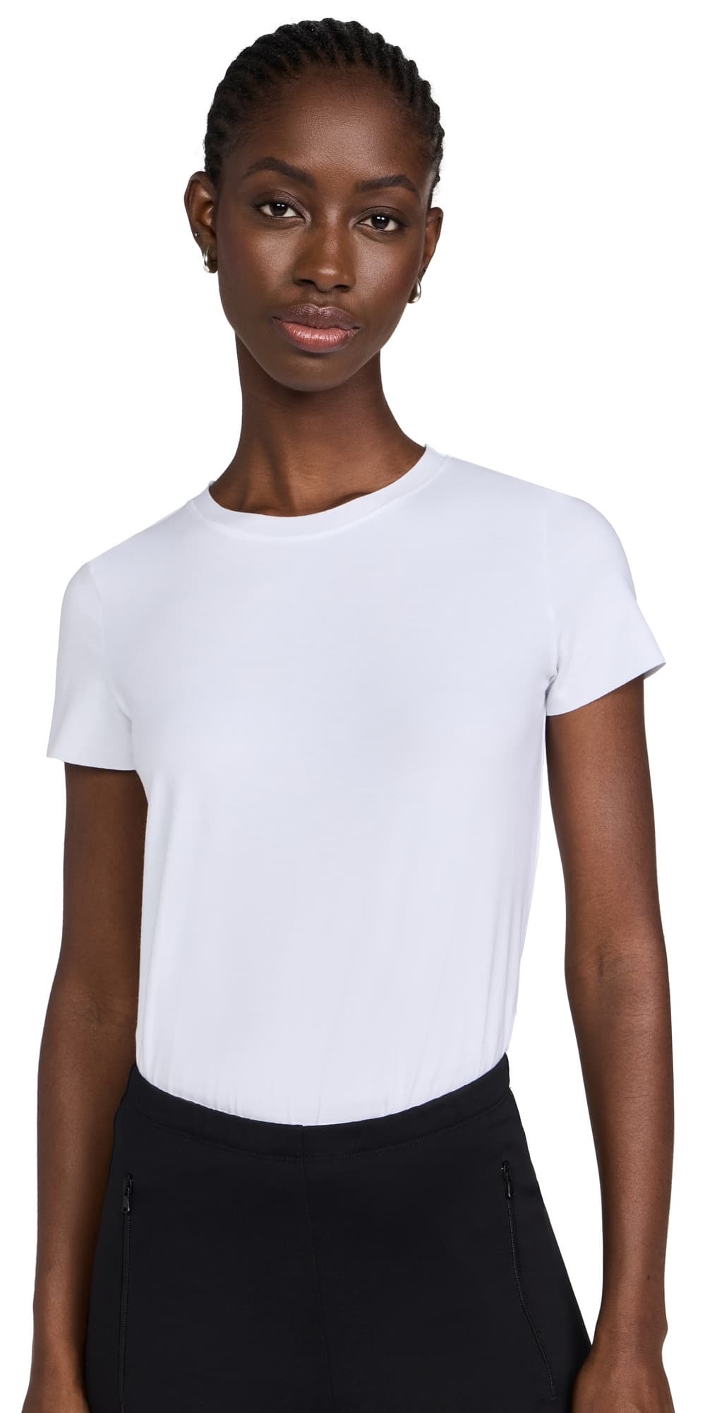 Commando Essential Cotton Tee Thong Bodysuit White