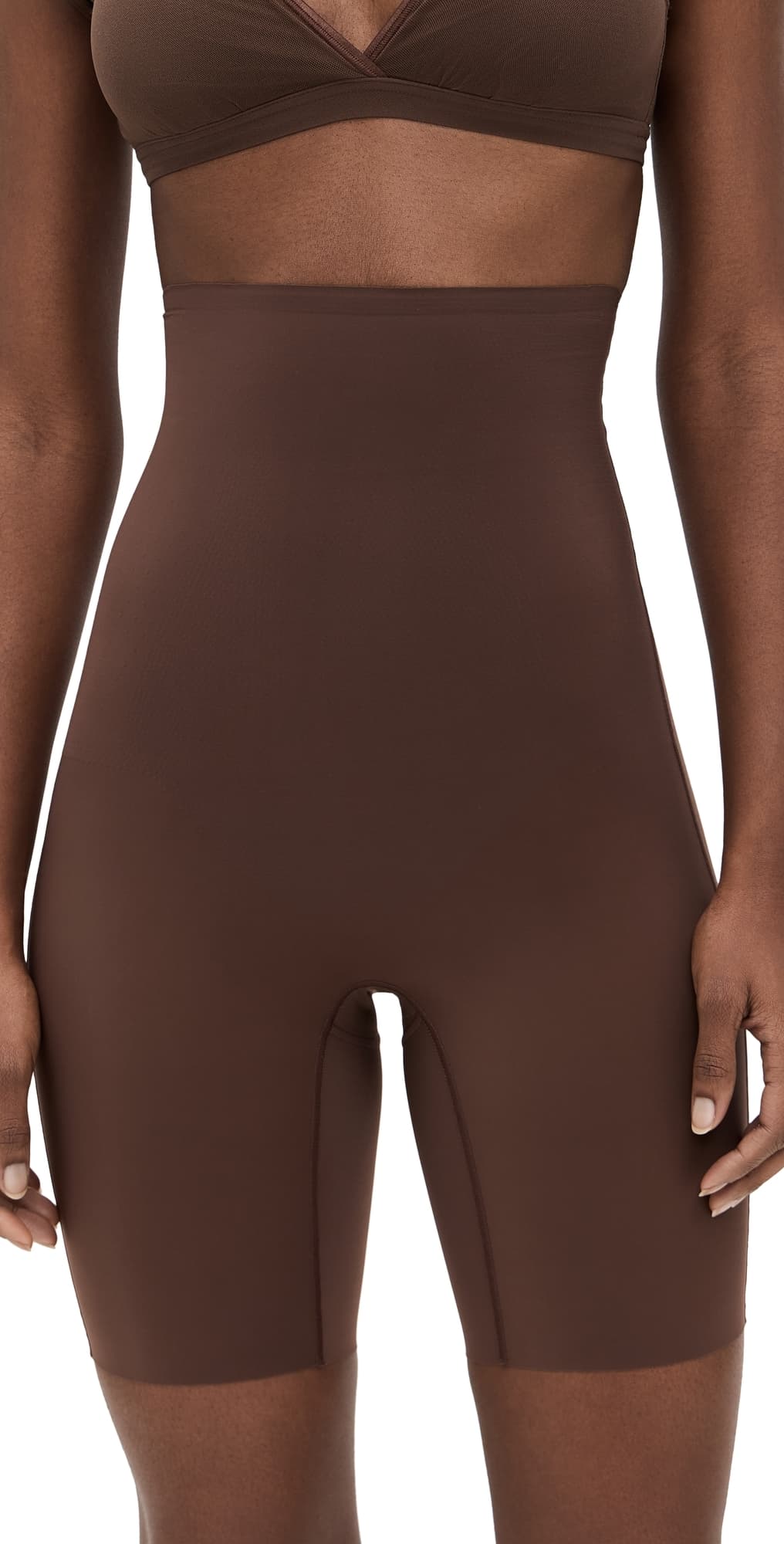 Commando Zone Smoothing High Waisted Shorts Mocha