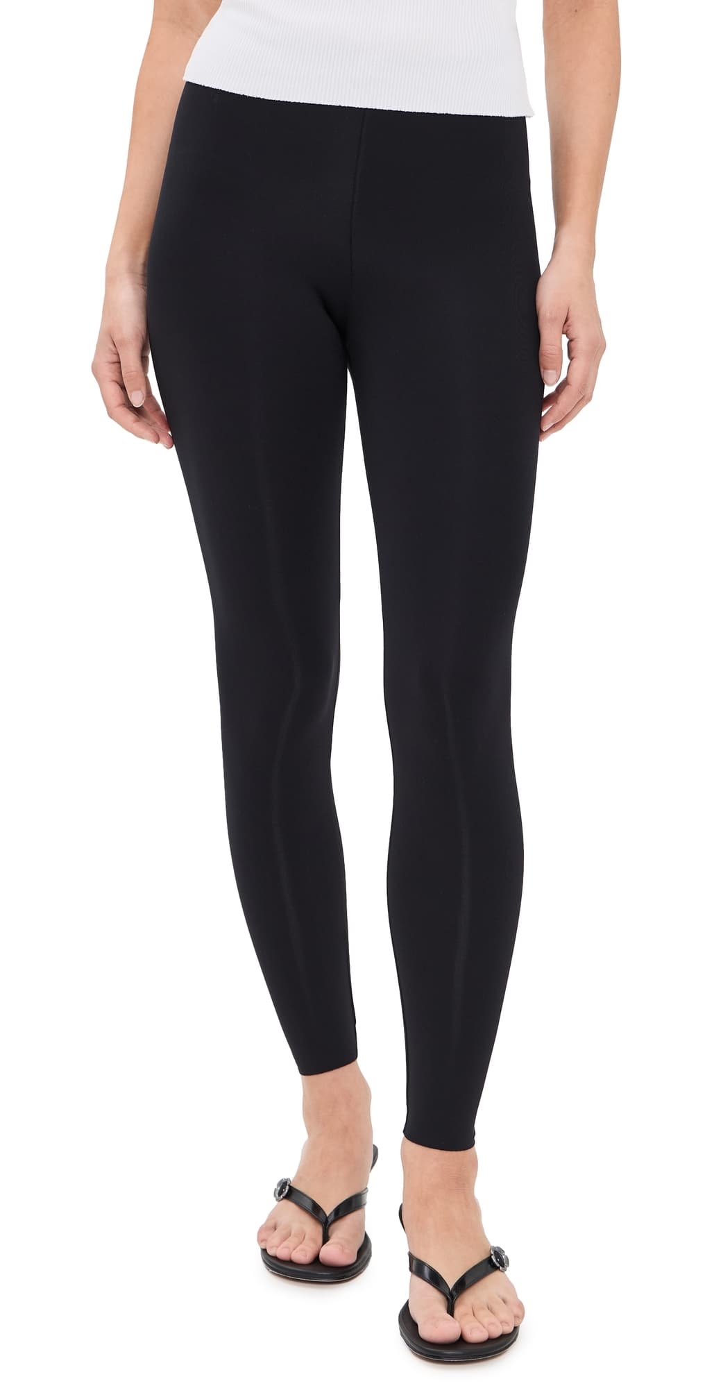 Commando Neoprene Petite Leggings Black