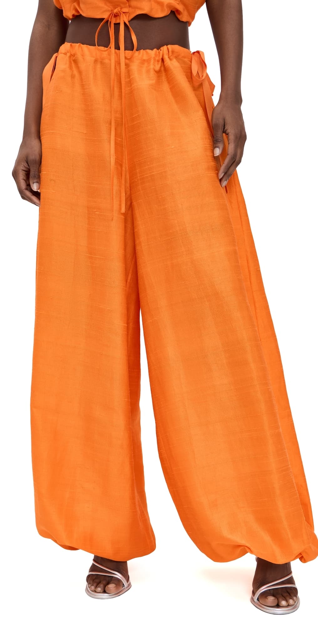 Coniglio Palm Beach Silk Bubble Pants Marigold