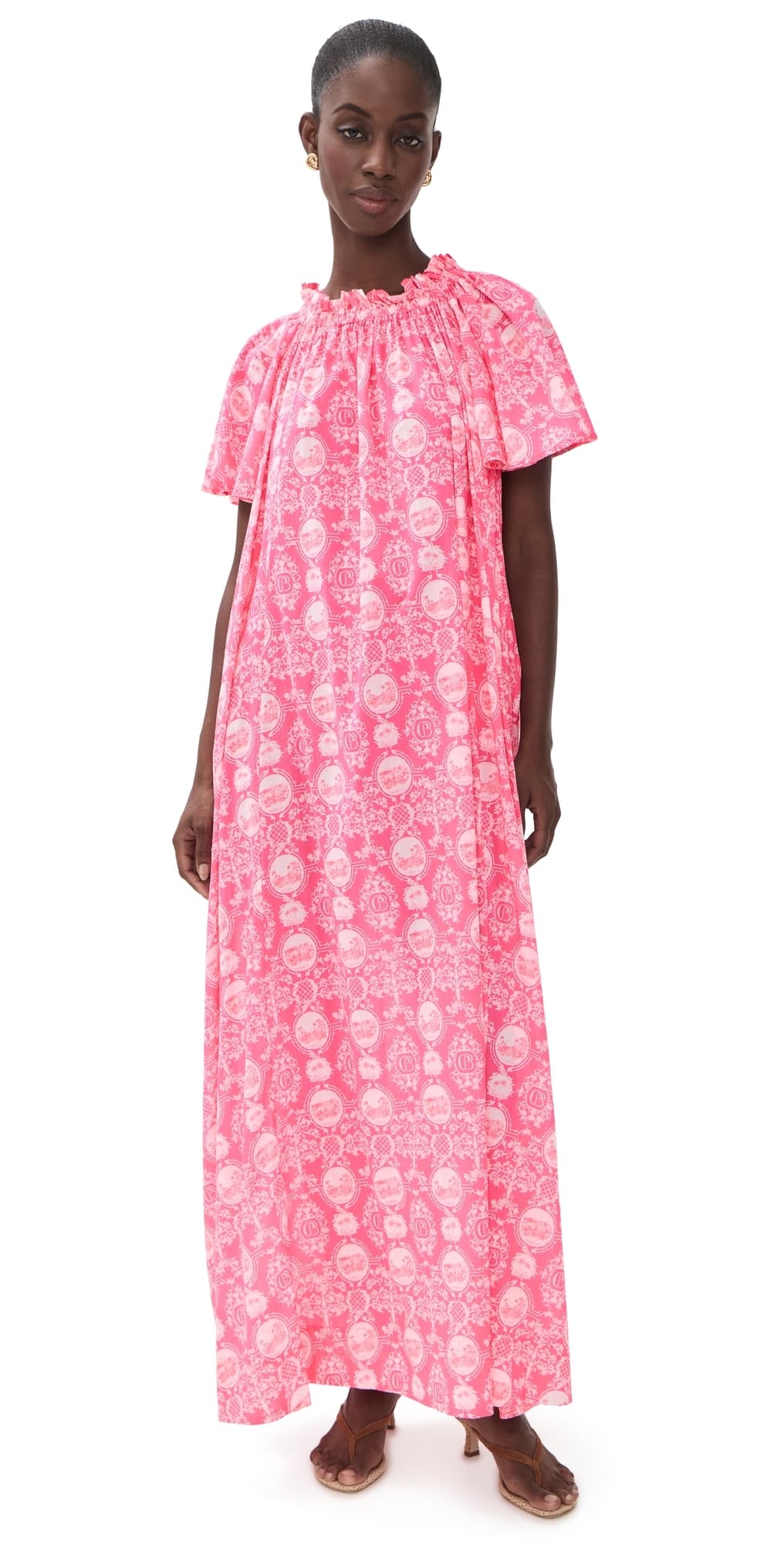 Coniglio Palm Beach Worth Maxi Dress Vistas Paloma Pink