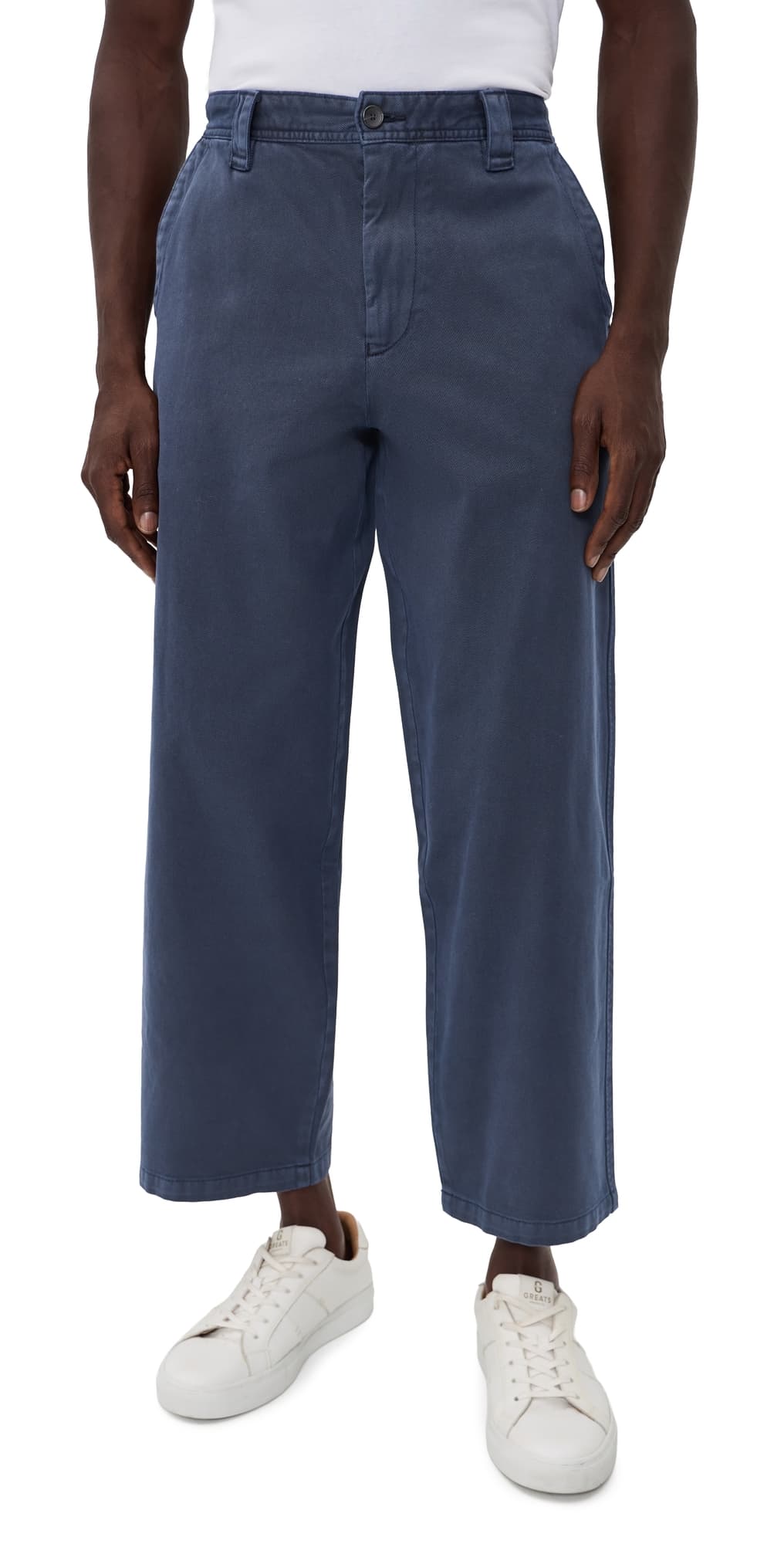 Corridor Wide Twill Pants Navy