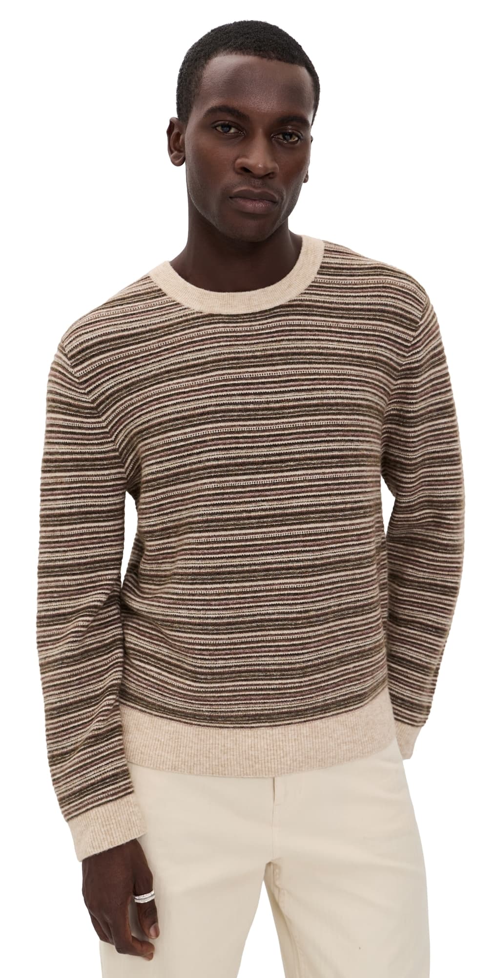 Corridor Mini Stripe Crewneck Sweater Multi