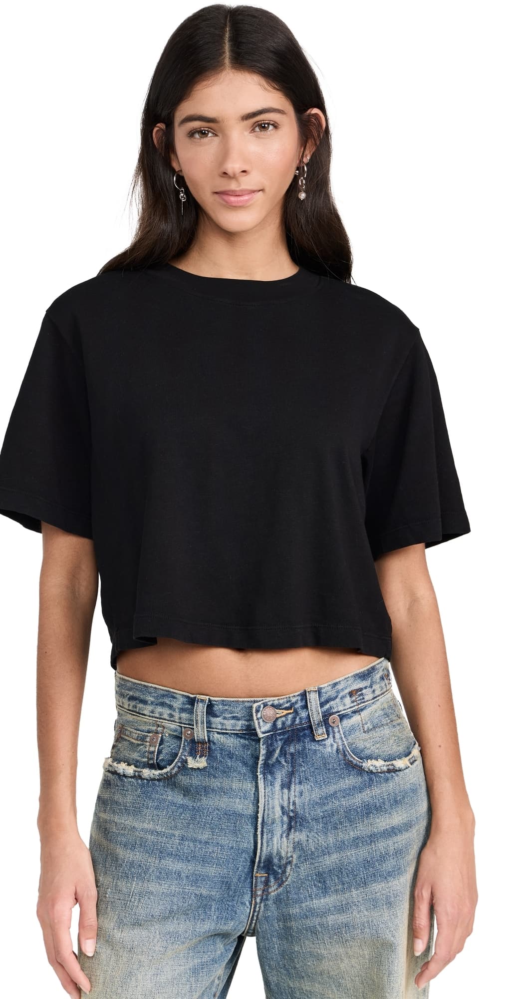 Cotton Citizen Tokyo Crop Tee Jet Black