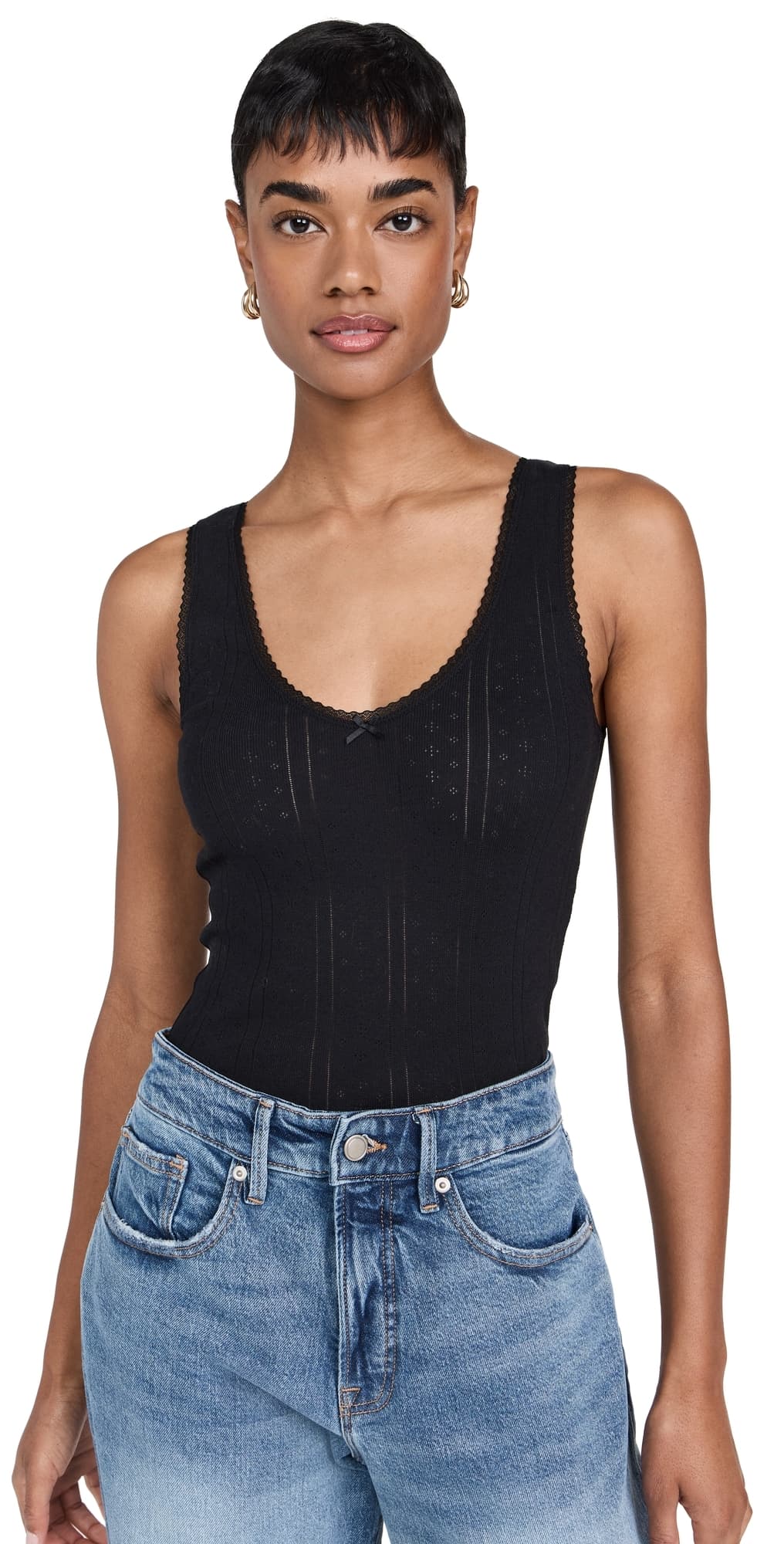 COUCOU The Scoop Tank Black