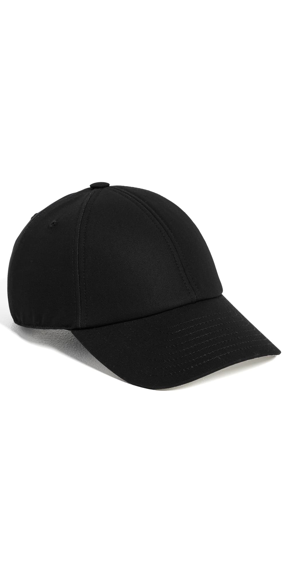 Courrèges Signature Cotton Cap Black